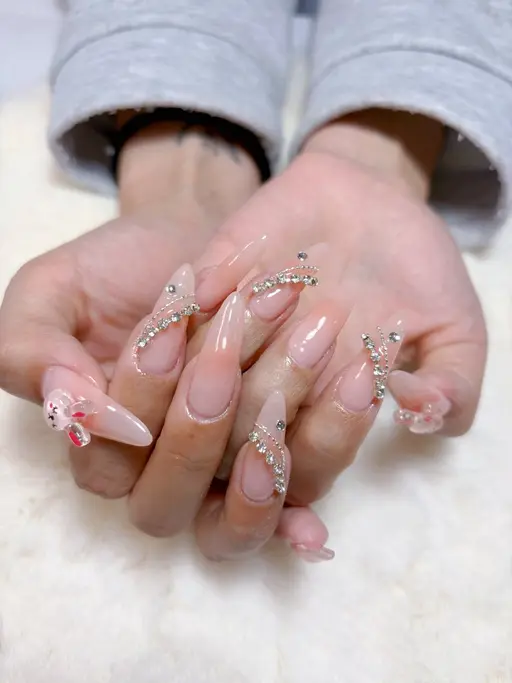 🎀チップ長さ出し10本・アートやり＆パーツ付け放題