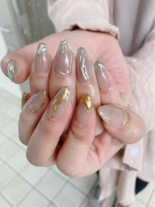 こちらの指定したデザイン(ニュアンス系)です✨️