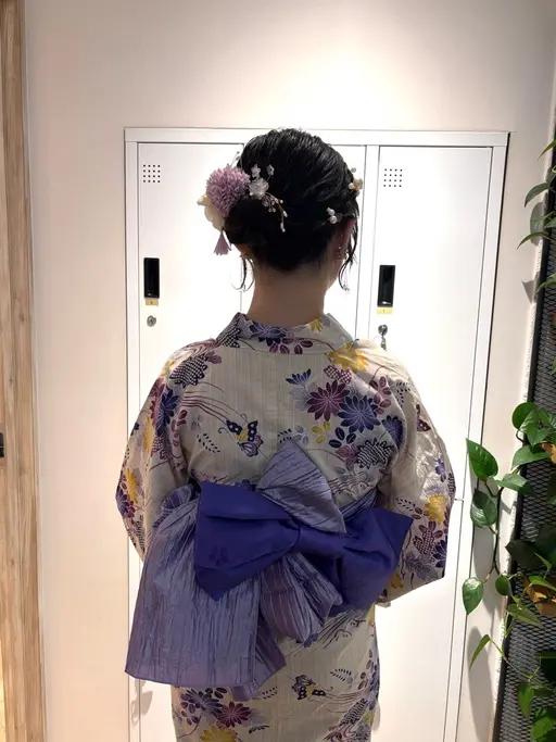 【 平日限定 】 浴衣着付け➕ヘアメ、ヘアアレンジ👘❤️