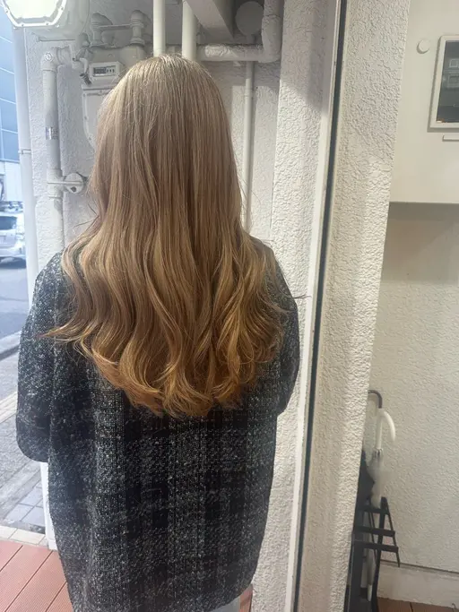 「ブリーチ履歴修正+透明感カラー+TOKIOトリートメント