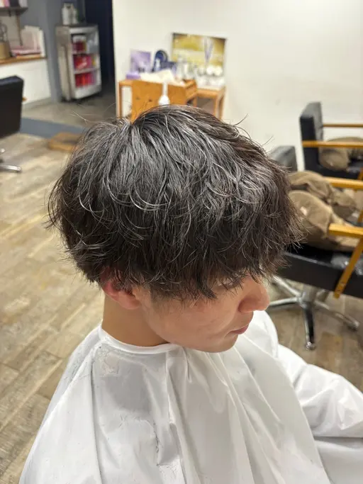 メンズカット✂️＋特殊パーマ