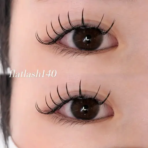 【本日限定】【オフ込み】フラットラッシュ100​〜​140本💖束感まつ毛無料です✨