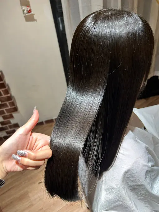 💎【触れたくなる艶髪】髪質改善縮毛矯正
