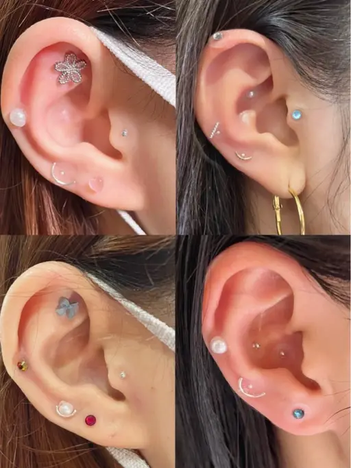 💎耳ツボジュエリー💎SNSで話題❗️片耳5個ずつまで👂