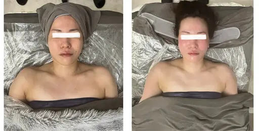 デトックス！小顔コルギ✨小顔定着石膏パック&デコルテ肩首背中リンパ付き✨ホルミシス岩盤浴マット全室完備