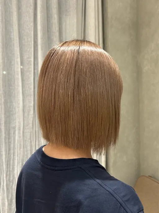 カット(ボブ) + ワンカラー 🎨💇🏻♀️