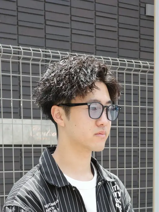 メンズカット＋各種パーマ＋ミルボン高級トリートメント