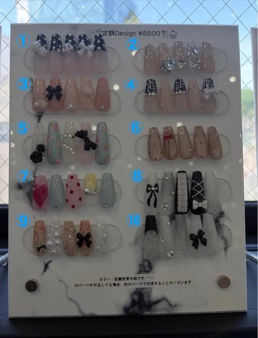 5/3 17:30 📍原宿📍🎀定額デザイン🎀オフ有無不問(※亀裂直し/長さだし不可)