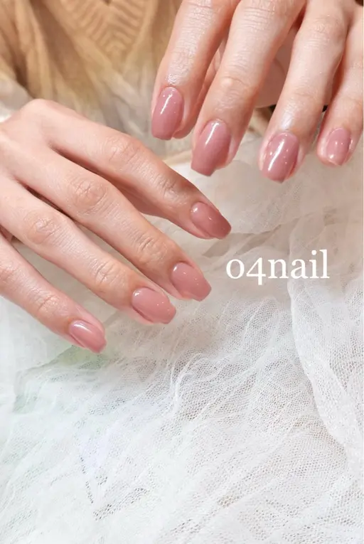 【Hand】オフィスネイルに　うる艶🫧ワンカラー