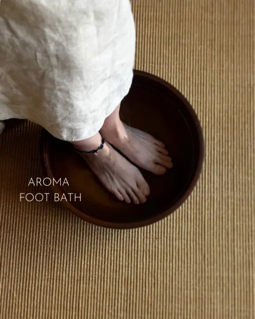 W温熱よもぎ1人蒸し🌿~季節の美容茶とお茶菓子付き~