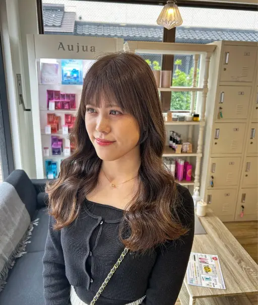 🫧【人気NO.1メニュー】🤍顔周りカット➕フルカラー🤍トリートメントサービス✨️