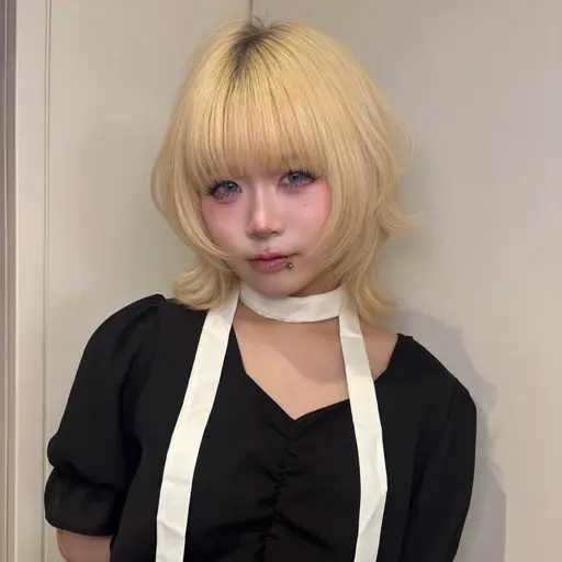 ボブ（仕上がりが肩から顎までの長さ）/元の長さは顎下以上/メンテナンスでもばっさりでも◎