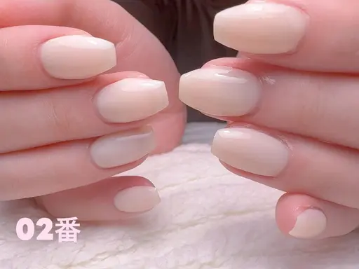 💎（ジェルオフ込み)ちゅるんワンカラー🎀2色まで/ラメグラ