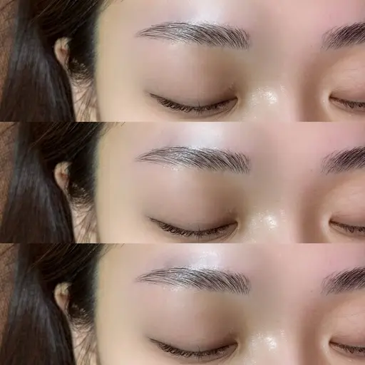 【毛流れ矯正・眉癖改善】ハリウッドブロウリフト（間引き・カット・メイク仕上げ）