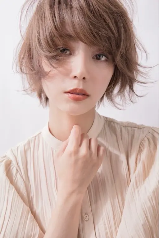 カット+カラー（ブリーチ無し、ワンタッチのみ）　鎖骨下10センチまで🌟