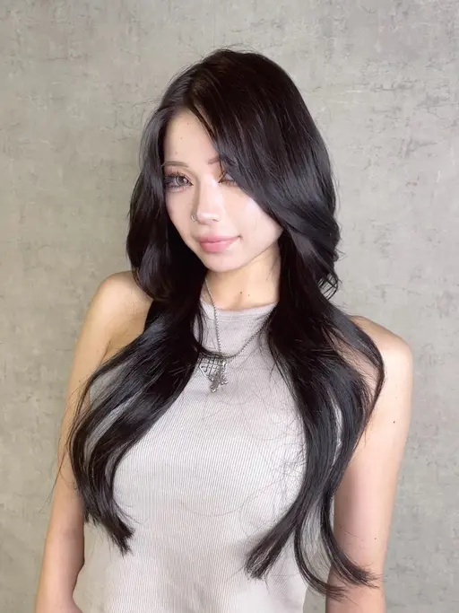 【韓国ヘア】カット＋ケアカラー＋ヒト幹細胞トリートメント