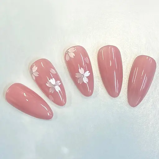 🌸桜ネイル🌸桜ホロ付き6980円