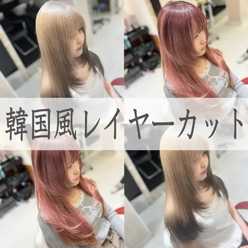 【⭐️人気No.1⭐️】カット🔵＋質感ケアカラー🟠＋TOKIOトリートメント🟡ホームケアトリートメント付き✨