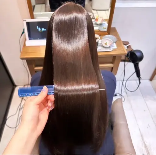 髪質改善ストレート＋Aujuaトリートメント🫧🩵