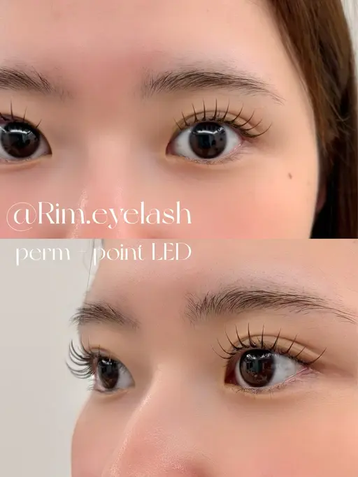 最新トレンド🇰🇷パーマ＋LEDポイントエクステ80本　¥8,900💫