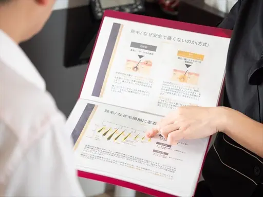 無料カウンセリング💁‍♂️初めての脱毛の方　脱毛に関する疑問などカウンセリングにてご相談ください