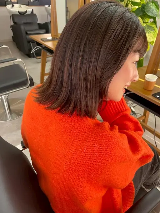 💡人気No,1💡似合わせカット+グロスカラー+ケアトリートメント【ロング料金なし】