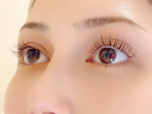 アンドヘルシー♡フラット100本×まつ毛パーマ