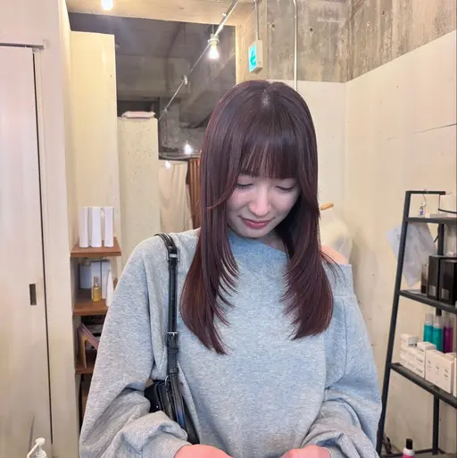 「当日15時以降限定🌷🐥」🍓似合わせカット+透明感ケアカラー+ケアトリートメント+リファUFB🍓