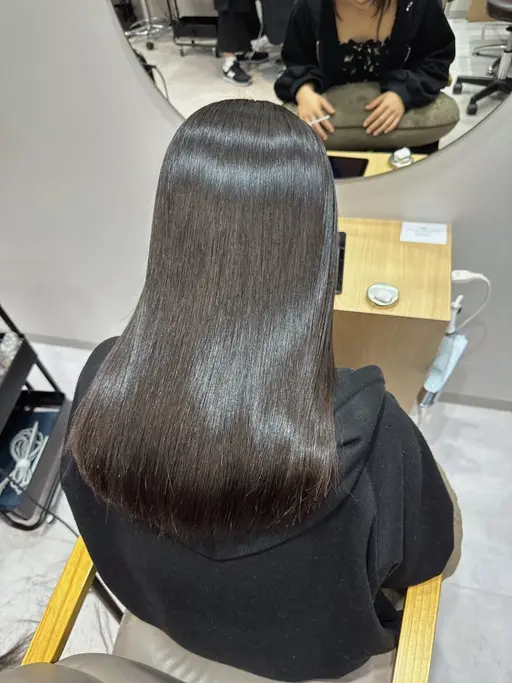☁️【ロング限定】✨髪質改善ストレート+トリートメント(ブリーチ履歴がある方は+¥2000)