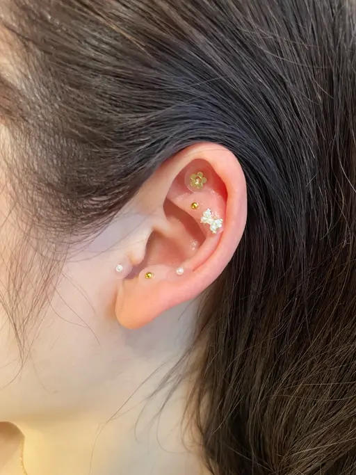 🍒話題沸騰🍒💎☆耳つぼジュエリー12粒☆💎