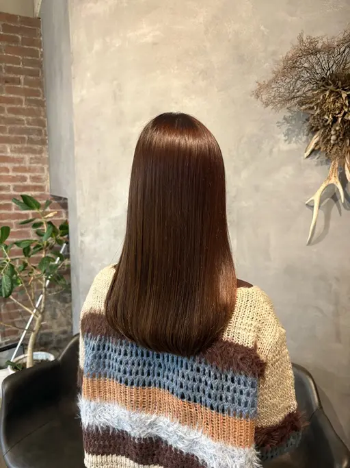【梅雨前におすすめ🌧️☂️】カット✂️➕酸性ストレート✨（クイックトリートメント付き）