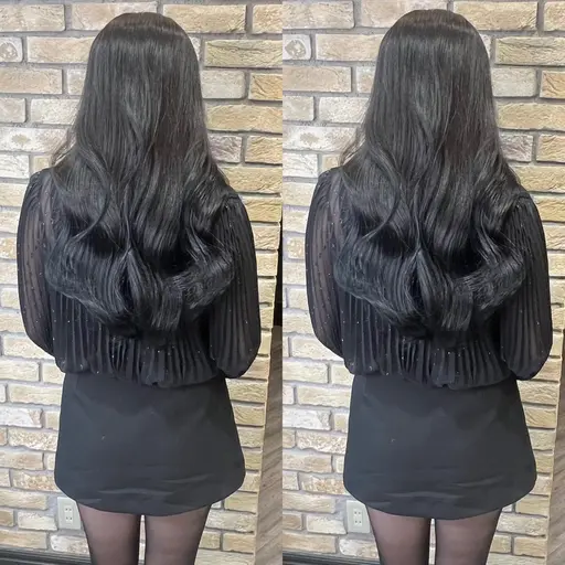 【✨ミニモ限定✨】似合わせ小顔カット+髪質改善inケアカラー+選べるトリートメント+マイクロバブルクレンジング