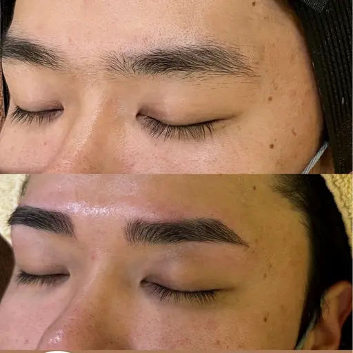 【ヘッドスパ付き💆‍♂️】眉毛WAX(ワックス脱毛と眉毛カット含む)