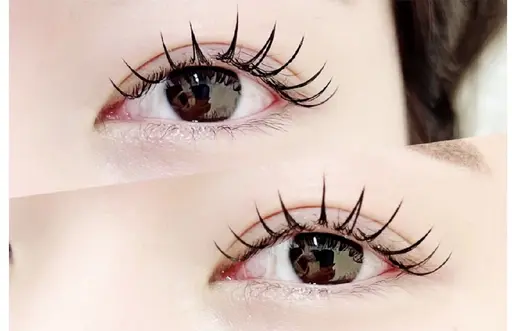 練習モデル様【100本フラット束感仕上げ/無料モデル様募集‼︎】ベテランアイリストチェックあり◎束感仕上げ※詳細必読