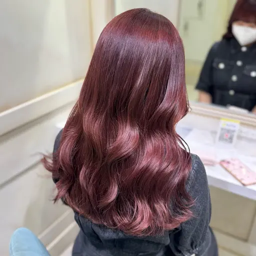 【1日2名限定】初めてご来店の方限定- ̗̀ 👀 ̖́- ケアカラー+内部補修トリートメント付き🩶#韓国#髪質改善