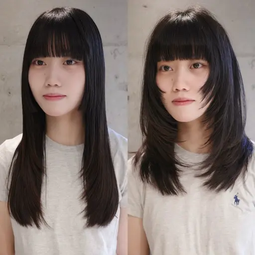 ボブorミディアムレイヤーカット＋透明感カラー＋トリートメントつき