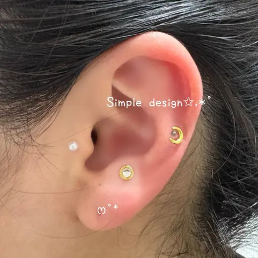 【4.5月限定🍓】《耳ツボジュエリー》耳つぼjewelry※6個まで[岡山市北区柳町・中央町]