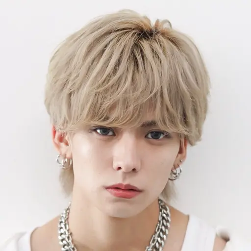 【🍔カットモデル期間特別価格🍔】メンズカット&ブリーチ有ダブルカラー✨（ミルクティー/シルバー/ブロンド/金髪など）