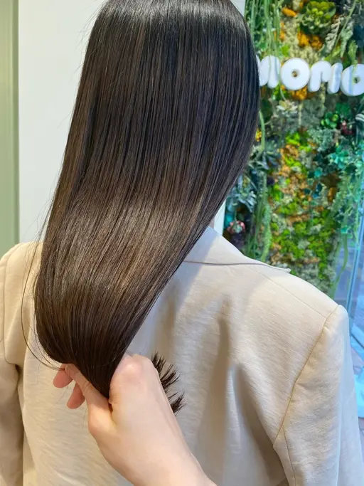 💫🐻ブリーチ無し透明感ケアカラー🐻💫カラーと6STEPバイカルテトリートメント