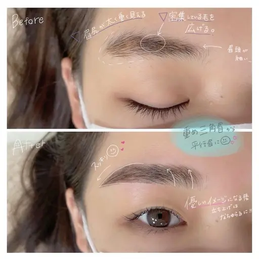 【🍀5月13～19日限定🍀】眉ワックス(間引き、カット)