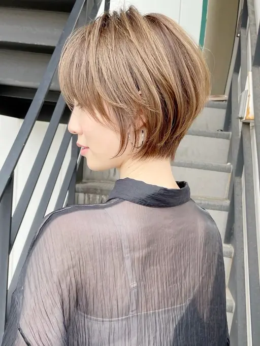 【ミニモ限定価格！🌈】✨️‪✂︎似合わせ‬ショートカット‪✂︎‬✨➕⚡️艶カラー⚡️