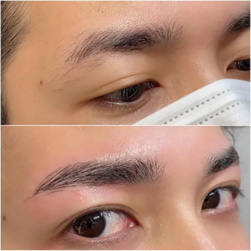 minimo限定特別価格【アイブロウwax脱毛＋眉毛トーンアップ】＋ヘッドスパ(30分)14300円