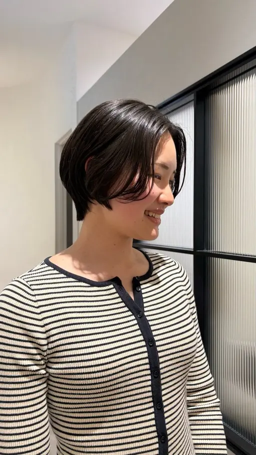 骨格似合わせ💫ショートカット‪🧡‬‪