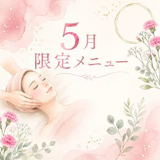 ✨5月🎏メニュー✨アドバンスコース 50分➕ご来店記念品付🎁エステ体験コース🎶