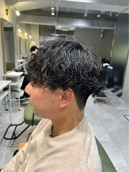 【平日限定メンズ練習モデル】カット＋パーマ⭐