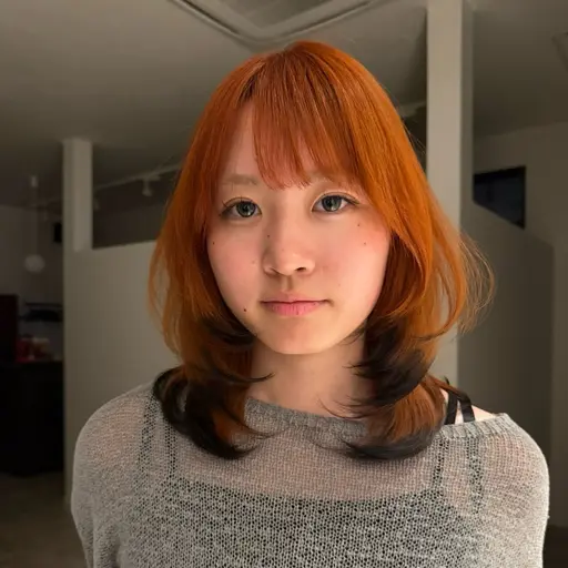 W color（ブリーチ有無）