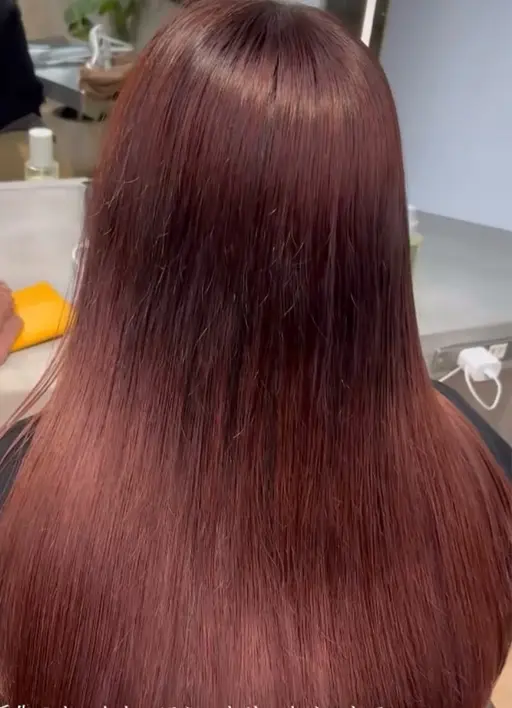 ︎💕︎❤️透明感出る暖色ワンカラー︎💕︎❤️➕カット