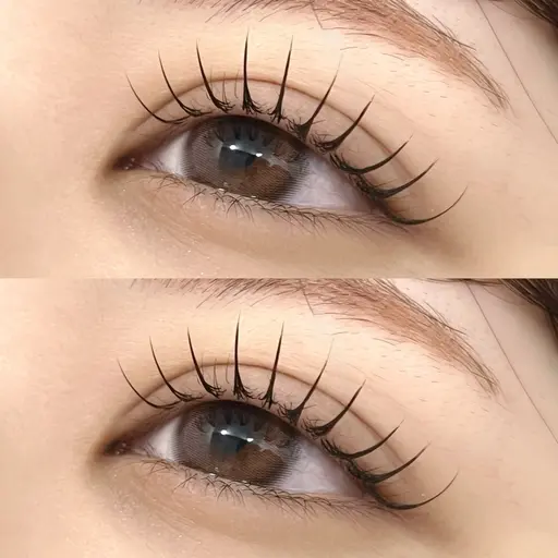 🫧【LEDエクステ】フラットラッシュ120本/自店オフ込み🫧カラー変更可◎土日祝＋550