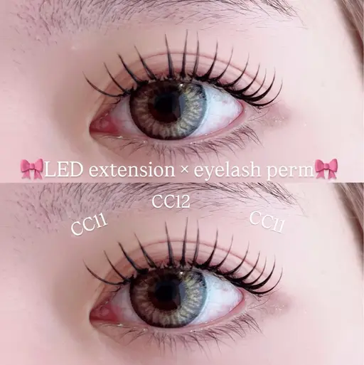 NEW【期間限定モニター価格】4/18まで限定LEDダブルフラット70束×まつ毛パーマ