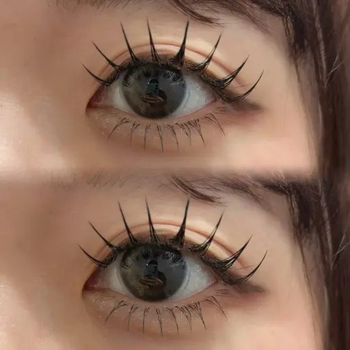 まつげエクステ(セーブル120本)※オフあり ➕500円でフラットに変更可能